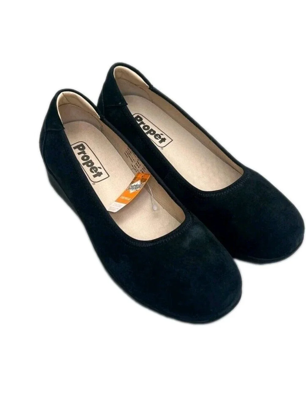 PROPET Yara Slip-On Cushioned Orthotic Comfort Womens Sz 6.5 Black Suede NEW